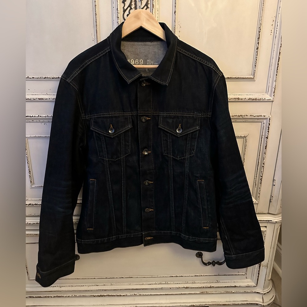 GAP 1969 selvedge denim jacket